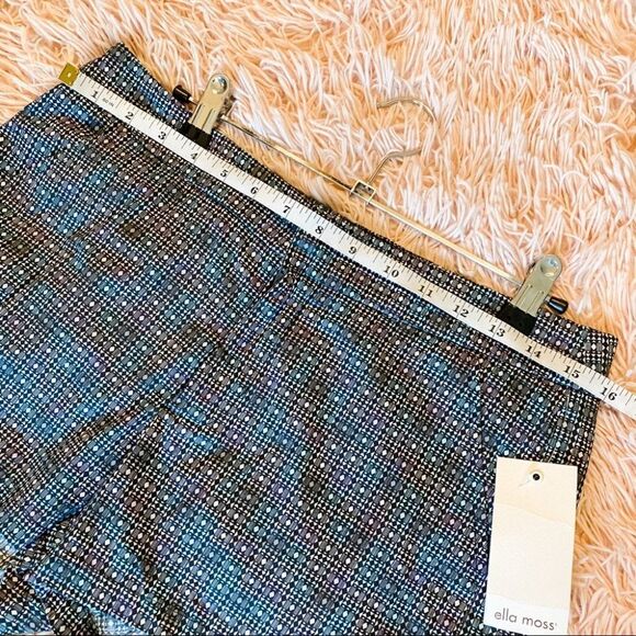 Ella Moss Diamond Shorts in Pink Blue Size 4 NWT - Picture 2 of 7